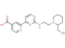 2-[2-({2-[2-(hydroxymethyl)piperidin-1-yl]ethyl}amino)pyrimidin-4-yl]isonicotinic acid