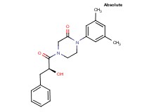 1-(3,5-dimethylphenyl)-4-[(2S)-2-hydroxy-3-phenylpropanoyl]-2-piperazinone