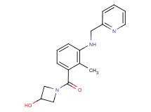 1-{2-methyl-3-[(pyridin-2-ylmethyl)amino]benzoyl}azetidin-3-ol
