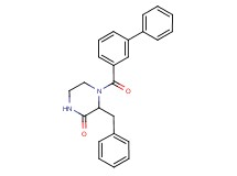 3-benzyl-4-(3-biphenylylcarbonyl)-2-piperazinone