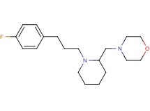 4-({1-[3-(4-fluorophenyl)propyl]-2-piperidinyl}methyl)morpholine bis(trifluoroacetate)