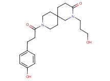9-[3-(4-hydroxyphenyl)propanoyl]-2-(3-hydroxypropyl)-2,9-diazaspiro[5.5]undecan-3-one