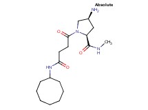(4S)-4-amino-1-[4-(cyclooctylamino)-4-oxobutanoyl]-N-methyl-L-prolinamide