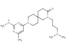 2-[3-(dimethylamino)propyl]-9-[6-methyl-2-(methylamino)pyrimidin-4-yl]-2,9-diazaspiro[5.5]undecan-3-one