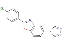 2-(4-chlorophenyl)-5-(4H-1,2,4-triazol-4-yl)-1,3-benzoxazole