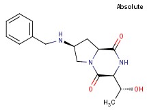 (3S,7S,8aS)-7-(benzylamino)-3-[(1R)-1-hydroxyethyl]hexahydropyrrolo[1,2-a]pyrazine-1,4-dione