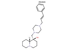 (1R,9aR)-1-({4-[(2E)-3-phenylprop-2-en-1-yl]piperazin-1-yl}methyl)octahydro-2H-quinolizin-1-ol