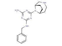 N-benzyl-6-[(1S*,6R*)-3,9-diazabicyclo[4.2.1]non-9-yl]-1,3,5-triazine-2,4-diamine