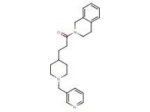 2-{3-[1-(3-pyridinylmethyl)-4-piperidinyl]propanoyl}-1,2,3,4-tetrahydroisoquinoline