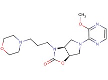 (3aS*,6aR*)-5-(3-methoxypyrazin-2-yl)-3-(3-morpholin-4-ylpropyl)hexahydro-2H-pyrrolo[3,4-d][1,3]oxazol-2-one