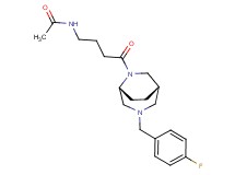 N-{4-[(1S*,5R*)-3-(4-fluorobenzyl)-3,6-diazabicyclo[3.2.2]non-6-yl]-4-oxobutyl}acetamide