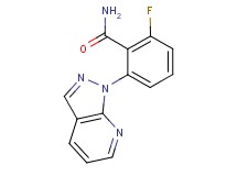 2-fluoro-6-(1H-pyrazolo[3,4-b]pyridin-1-yl)benzamide