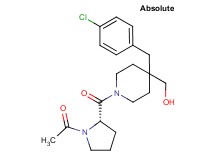 [1-(1-acetyl-L-prolyl)-4-(4-chlorobenzyl)-4-piperidinyl]methanol