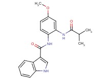N-[2-(isobutyrylamino)-4-methoxyphenyl]-1H-indole-3-carboxamide