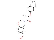 {4-[2-(2-naphthyloxy)propanoyl]-2,3,4,5-tetrahydro-1,4-benzoxazepin-7-yl}methanol