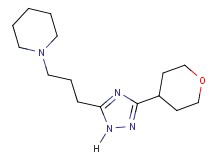 1-{3-[3-(tetrahydro-2H-pyran-4-yl)-1H-1,2,4-triazol-5-yl]propyl}piperidine