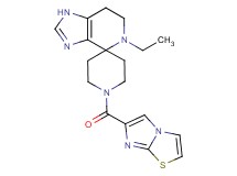 5-ethyl-1'-(imidazo[2,1-b][1,3]thiazol-6-ylcarbonyl)-1,5,6,7-tetrahydrospiro[imidazo[4,5-c]pyridine-4,4'-piperidine]