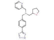 (pyridin-2-ylmethyl)(tetrahydrofuran-2-ylmethyl)[4-(2H-tetrazol-5-yl)benzyl]amine