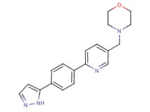 4-({6-[4-(1H-pyrazol-5-yl)phenyl]pyridin-3-yl}methyl)morpholine