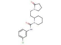 N-(3-chlorophenyl)-2-[2-(2-oxo-1-pyrrolidinyl)ethyl]-1-piperidinecarboxamide