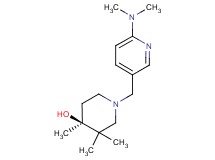 (4S*)-1-{[6-(dimethylamino)pyridin-3-yl]methyl}-3,3,4-trimethylpiperidin-4-ol