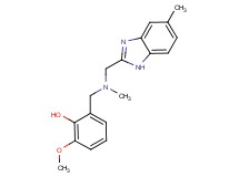 2-methoxy-6-({methyl[(5-methyl-1H-benzimidazol-2-yl)methyl]amino}methyl)phenol