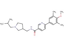 N-[(1-isobutylpyrrolidin-3-yl)methyl]-6-(4-methoxy-3,5-dimethylphenyl)nicotinamide