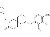 8-(3-fluoro-2,4-dimethylbenzyl)-2-(2-methoxyethyl)-2,8-diazaspiro[5.5]undecan-3-one
