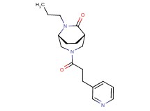 (1S*,5R*)-6-propyl-3-(3-pyridin-3-ylpropanoyl)-3,6-diazabicyclo[3.2.2]nonan-7-one