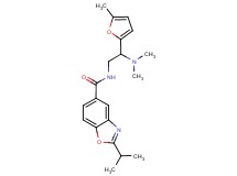N-[2-(dimethylamino)-2-(5-methyl-2-furyl)ethyl]-2-isopropyl-1,3-benzoxazole-5-carboxamide