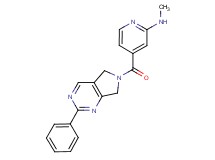 N-methyl-4-[(2-phenyl-5,7-dihydro-6H-pyrrolo[3,4-d]pyrimidin-6-yl)carbonyl]pyridin-2-amine