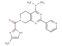 N,N-dimethyl-7-[(4-methyl-1H-imidazol-2-yl)carbonyl]-2-pyridin-3-yl-5,6,7,8-tetrahydropyrido[3,4-d]pyrimidin-4-amine