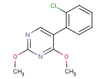5-(2-chlorophenyl)-2,4-dimethoxypyrimidine