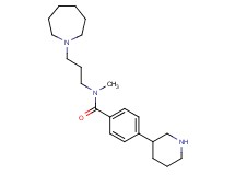 N-(3-azepan-1-ylpropyl)-N-methyl-4-piperidin-3-ylbenzamide