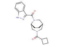 3-{[(1S*,5R*)-3-(cyclobutylcarbonyl)-3,6-diazabicyclo[3.2.2]non-6-yl]carbonyl}-1H-indazole