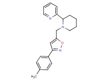 2-(1-{[3-(4-methylphenyl)-5-isoxazolyl]methyl}-2-piperidinyl)pyridine