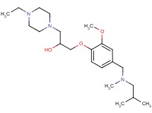 1-(4-ethyl-1-piperazinyl)-3-(4-{[isobutyl(methyl)amino]methyl}-2-methoxyphenoxy)-2-propanol