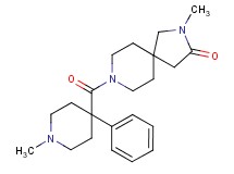 2-methyl-8-[(1-methyl-4-phenyl-4-piperidinyl)carbonyl]-2,8-diazaspiro[4.5]decan-3-one