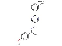 (1R)-1-(4-methoxyphenyl)-N-{[2-(3-methylphenyl)pyrimidin-5-yl]methyl}ethanamine