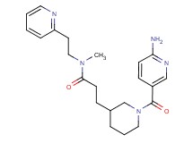 3-{1-[(6-aminopyridin-3-yl)carbonyl]piperidin-3-yl}-N-methyl-N-(2-pyridin-2-ylethyl)propanamide