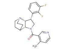 (3R*,3aR*,7aR*)-3-(2,3-difluorophenyl)-1-[(4-methylpyridin-3-yl)carbonyl]octahydro-4,7-ethanopyrrolo[3,2-b]pyridine