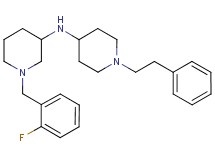 1-(2-fluorobenzyl)-N-[1-(2-phenylethyl)-4-piperidinyl]-3-piperidinamine