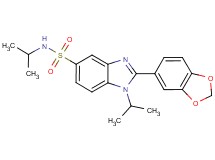 2-(1,3-benzodioxol-5-yl)-N,1-diisopropyl-1H-benzimidazole-5-sulfonamide