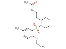 N-(2-{1-[(2-ethoxy-5-methylphenyl)sulfonyl]-2-piperidinyl}ethyl)acetamide