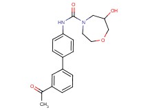N-(3'-acetylbiphenyl-4-yl)-6-hydroxy-1,4-oxazepane-4-carboxamide