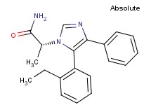 (2R)-2-[5-(2-ethylphenyl)-4-phenyl-1H-imidazol-1-yl]propanamide
