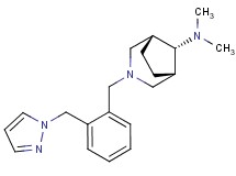 (8-syn)-N,N-dimethyl-3-[2-(1H-pyrazol-1-ylmethyl)benzyl]-3-azabicyclo[3.2.1]octan-8-amine