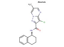 3-chloro-6-methyl-N-[(1S)-1,2,3,4-tetrahydronaphthalen-1-yl]pyrazolo[1,5-a]pyrimidine-2-carboxamide