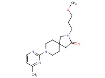 2-(3-methoxypropyl)-8-(4-methyl-2-pyrimidinyl)-2,8-diazaspiro[4.5]decan-3-one
