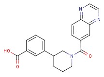 3-[1-(quinoxalin-6-ylcarbonyl)piperidin-3-yl]benzoic acid